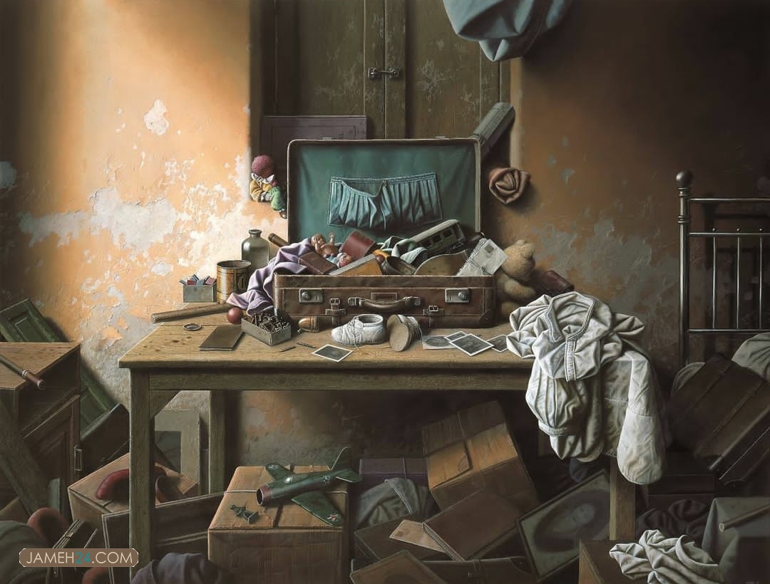 نقاشیهای هایپررئالیستی واحد خاکدان/ تصاویر نقاشیهای هایپررئالیستی واحد خاکدان/ تصاویر