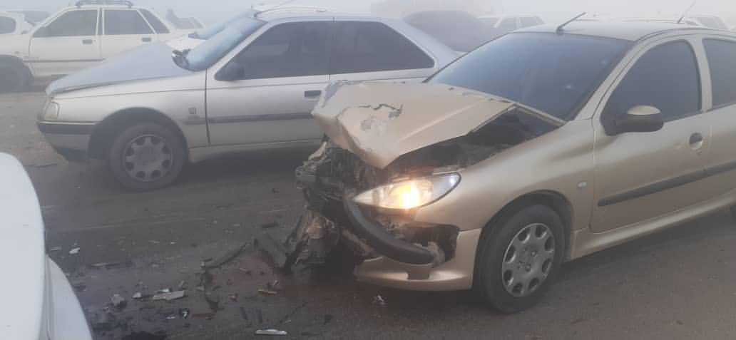 جهنم در جاده بهبهان/ ۳۱ کشته و مجروح در تصادف زنجیرهای+ فیلم و عکس جهنم در جاده بهبهان