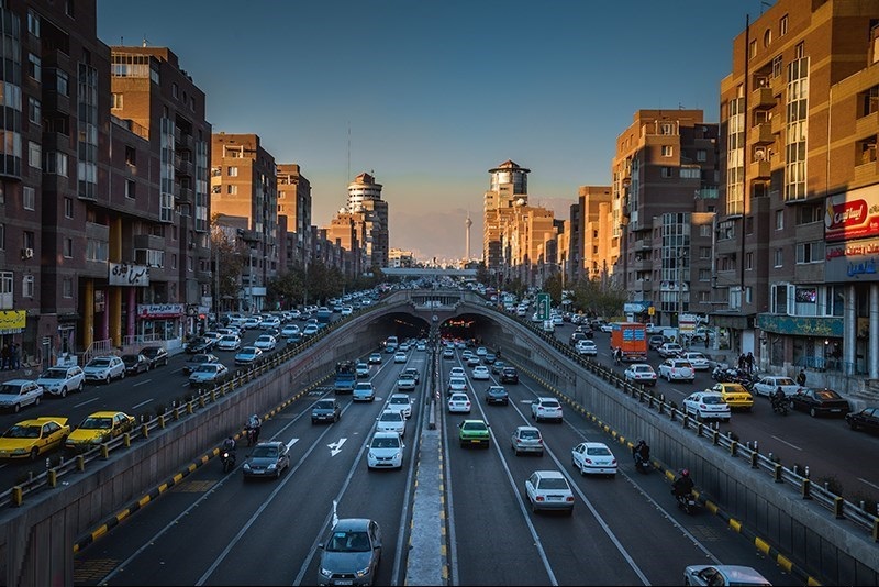 سنگ اندازی اتوبان نواب 