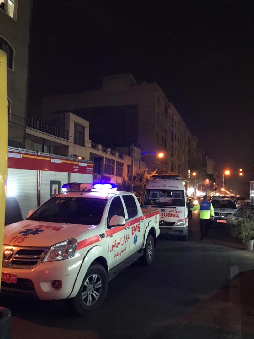 ۴ کشته در پی آتشسوزی برج آناهیتا+ فیلم ۴ کشته در پی آتشسوزی برج آناهیتا+ فیلم