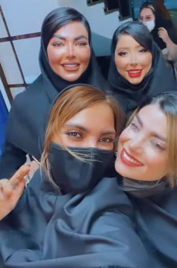 دیدار یامینپور با شاخ های اینستاگرام دیدار یامینپور با شاخ های اینستاگرام