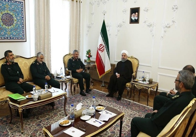 تهدید روحانی توسط سپاه تهدید روحانی توسط سپاه