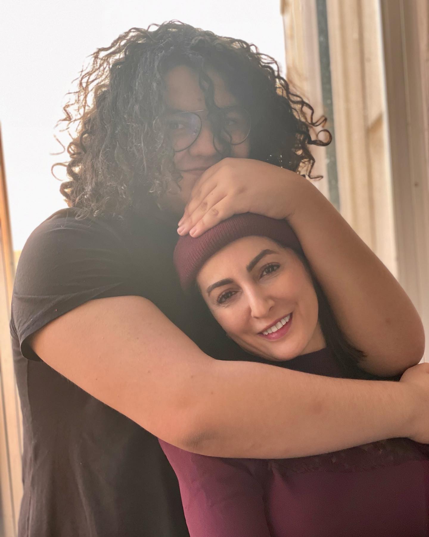 تصویری که شقایق دهقان در آغوش پسرش به مناسبت تولد او منتشر کرد