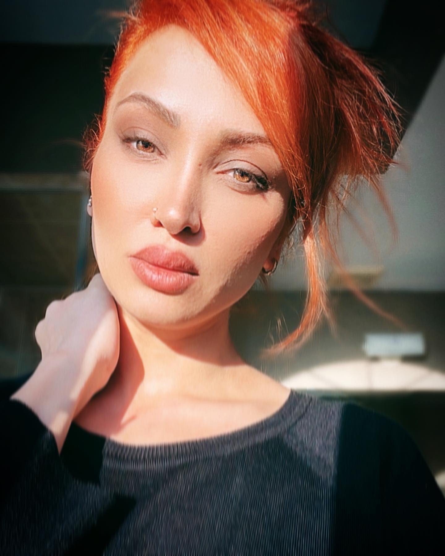 استایل و چهره جدید روناک یونسی با رنگ موی نارنجی + عکس