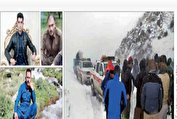 جدال با کولاک و بهمن برای نجات ۳ کولبر