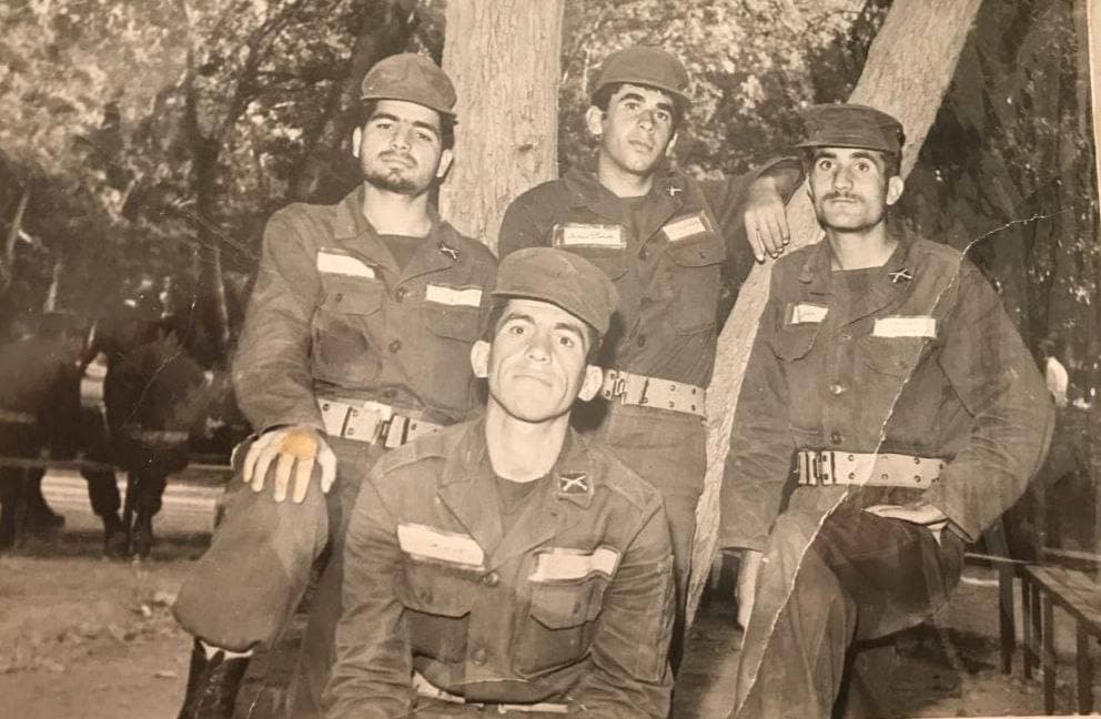 عکسی دیدنی از استایل حسن روحانی در سربازی!