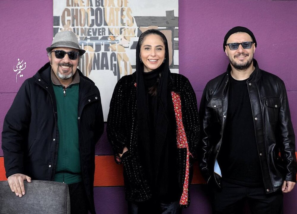 ژست جشنوارهای رضا عطاران، جواد عزتی و رعنا آزادیور/عکس ژست جشنوارهای رضا عطاران، جواد عزتی و رعنا آزادیور/عکس