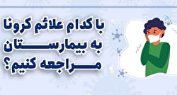 با کدام علائم کرونا به بیمارستان مراجعه کنیم؟/اینفوگرافیک