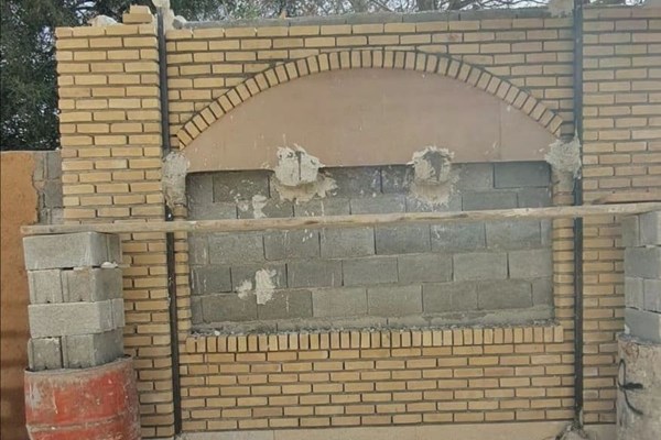 ساخت دکور سریال سووشون در باغ عفیف آباد 