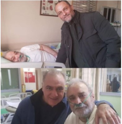 عیادت جواد عزتی، عباس جمشیدی فر و حسین یاری از محمد کاسبی عیادت جواد عزتی، عباس جمشیدی فر و حسین یاری از محمد کاسبی