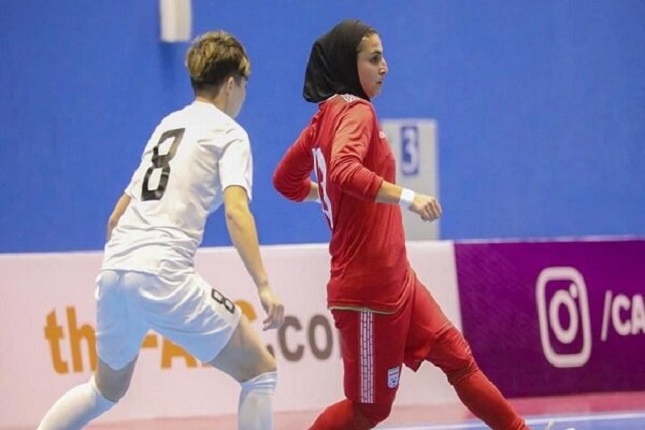 پیروزی پرگل تیم ملی فوتسال زنان پیروزی پرگل تیم ملی فوتسال زنان