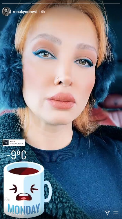 چهره روناک یونسی با موهای نارنجی + عکس چهره روناک یونسی با موهای نارنجی + عکس