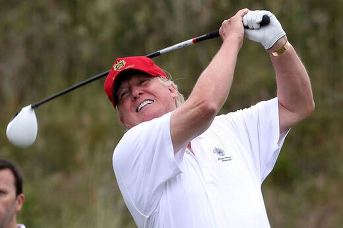 ترامپ خود را رئیسجمهوری آتی آمریکا خواند+ فیلم ترامپ