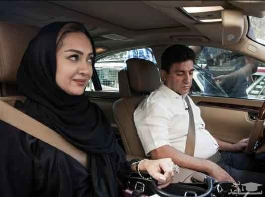 نیکی کریمی با امیر قلعه نویی در ماشین لاکچری + عکس نیکی کریمی با امیر قلعه نویی در ماشین لاکچری + عکس