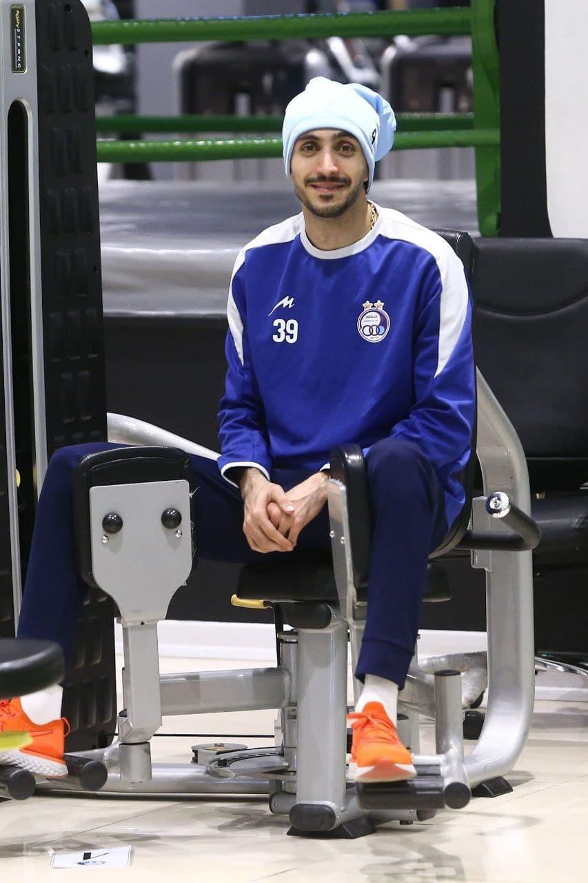 سیاوش یزدانی و مرادمند همچنان در تمرین استقلال + عکس