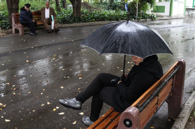 شروع بارش باران در تهران از عصر امروز شروع بارش باران در تهران از عصر امروز