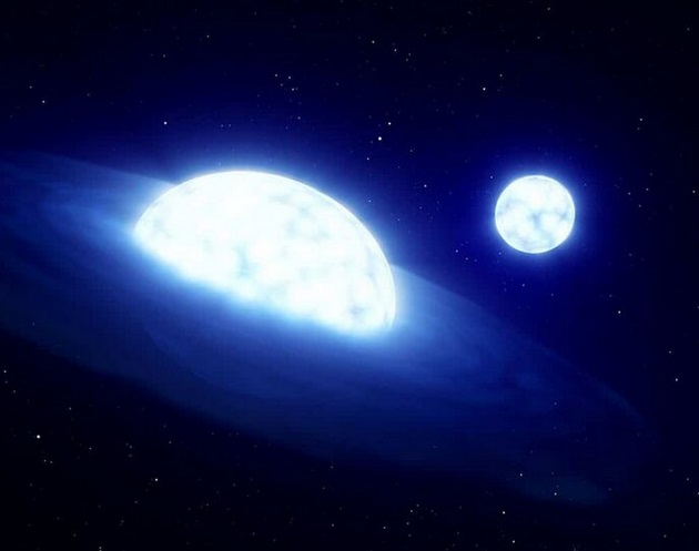 کشف یک سیستم دو ستارهای خونآشامی در فضا کشف یک سیستم دو ستارهای خونآشامی در فضا