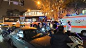 تصادف خونین خودرو آتش نشانی با اتوبوس و عابران پیاده