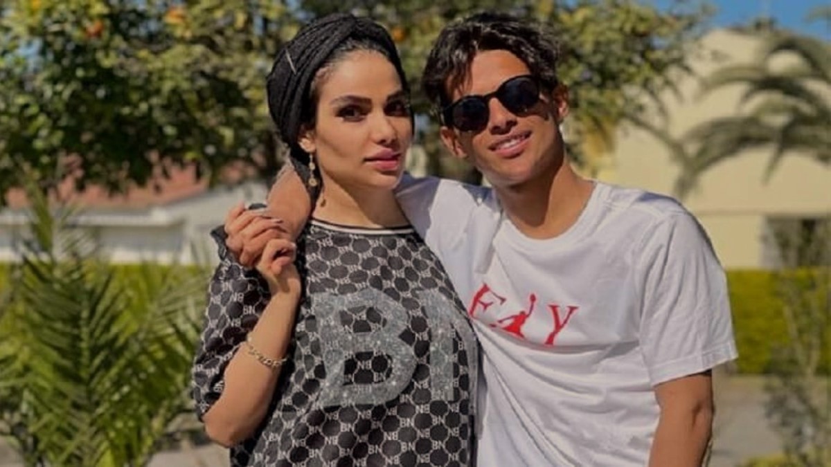 مهدی قائدی و همسرش