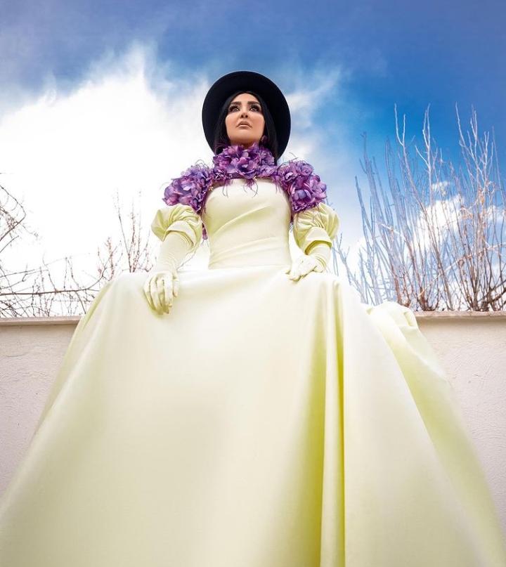 استایل و ژست های عجیب مریم معصومی در جشن تولدش/ تصاویر استایل و ژست های عجیب مریم معصومی در جشن تولدش/ تصاویر