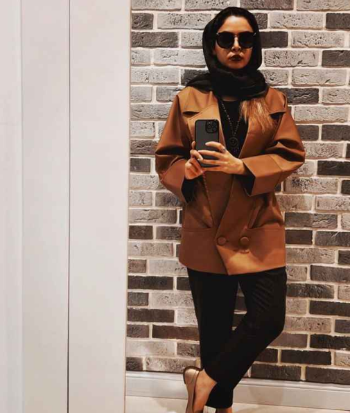 تیپ جالب و بسیار شیک نجمه جودکی + عکس