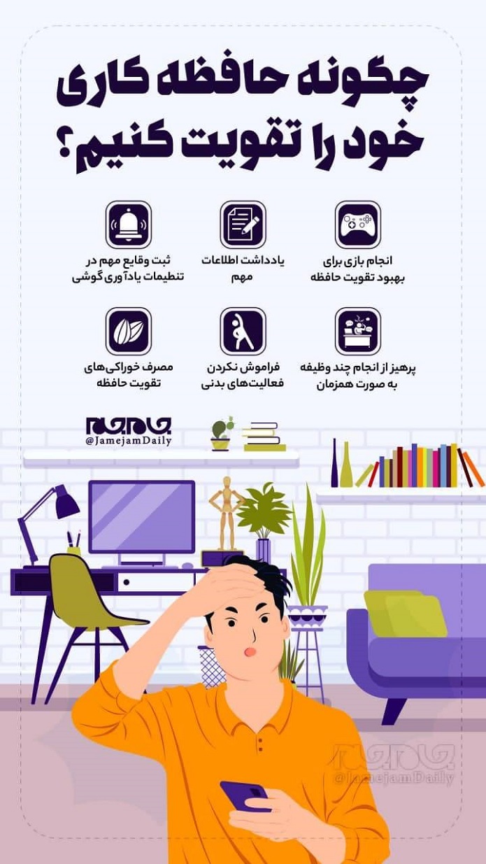 چگونه حافظه کاری خود را تقویت کنیم؟