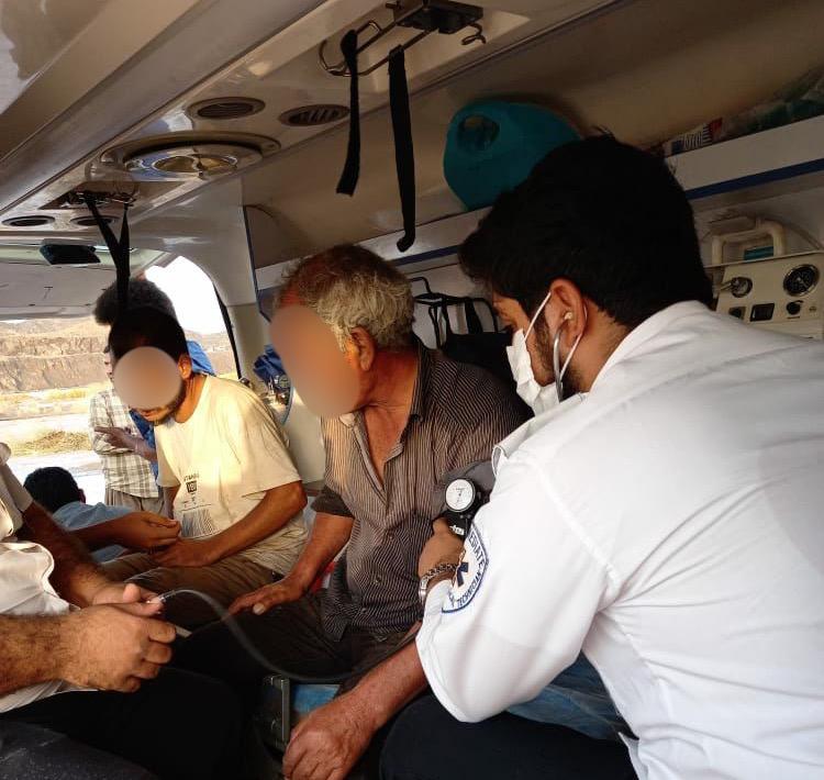 نجات کارمدان اداره گاز از روی یدک کش در حال غرق شدن نجات