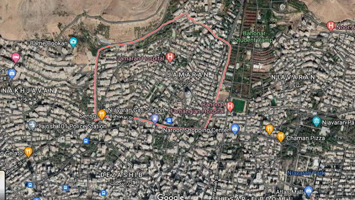 اقدام عجیب بنیاد مستضعفان در جماران/ تشییع پیکر شهید گمنام همزمان با اجرای تخریب ساخت و ساز بنیاد مستضعفان