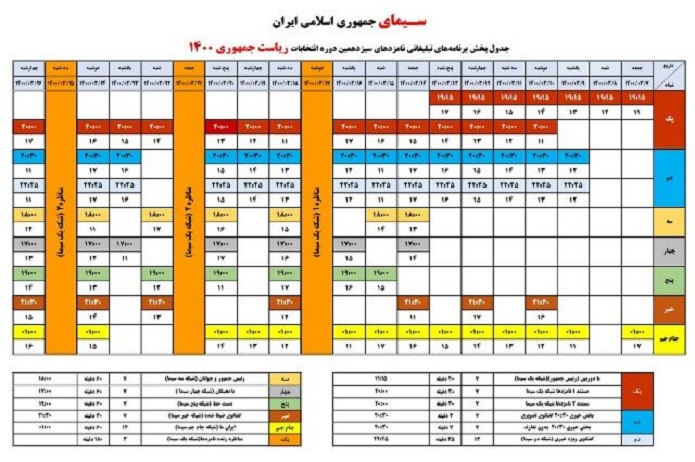 برنامههای تبلیغاتی نامزدهای ریاست جمهوری برنامههای تبلیغاتی نامزدهای ریاست جمهوری