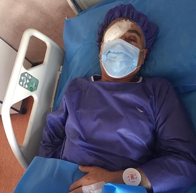 بیژن امکانیان در بیمارستان بیژن امکانیان در بیمارستان