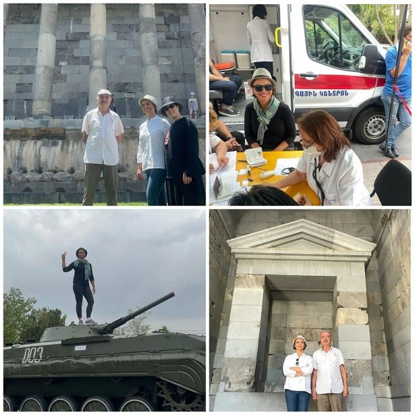 شبنم فرشادجو در ارمنستان شبنم فرشادجو در ارمنستان