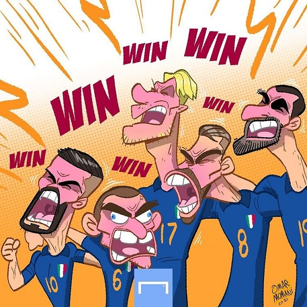 فریاد پیروزی لاجوردیها در ومبلی لندن! فریاد پیروزی لاجوردیها در ومبلی لندن!