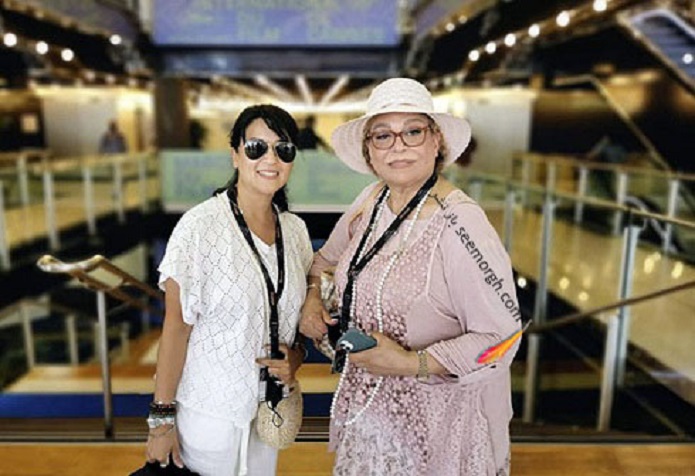 گوهر خیراندیش و شاهکار بینش پژوه روی فرش قرمز جشنواره کن گوهر خیراندیش و شاهکار بینش پژوه روی فرش قرمز جشنواره کن