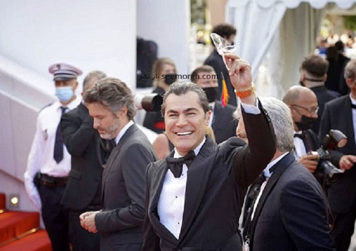 گوهر خیراندیش و شاهکار بینش پژوه روی فرش قرمز جشنواره کن گوهر خیراندیش و شاهکار بینش پژوه روی فرش قرمز جشنواره کن