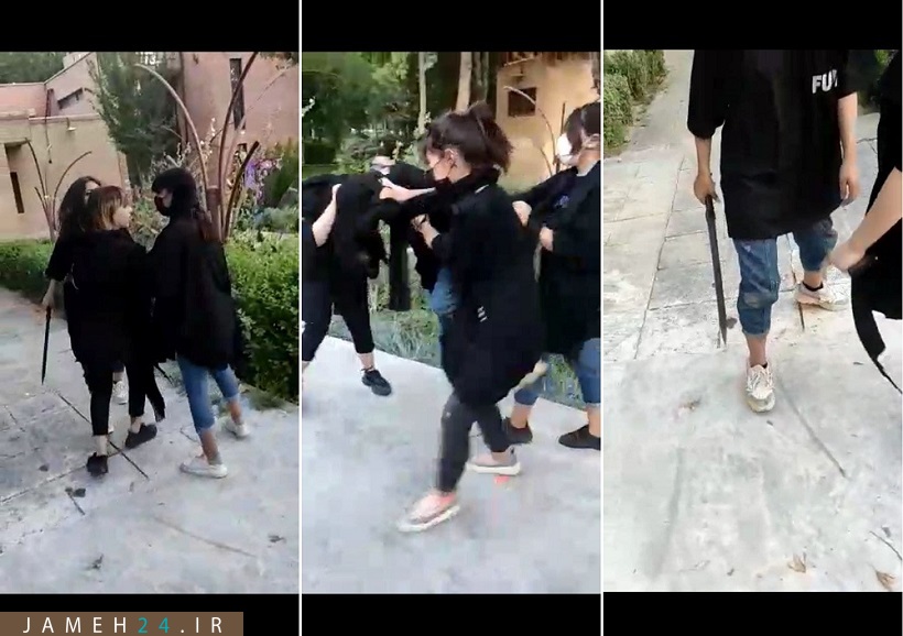 قمه کشی دختر نوجوان اصفهانی