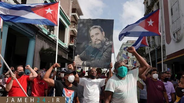 اعتراضات علیه بحران غذا و دارو در کوبا اعتراضات علیه بحران غذا و دارو در کوبا