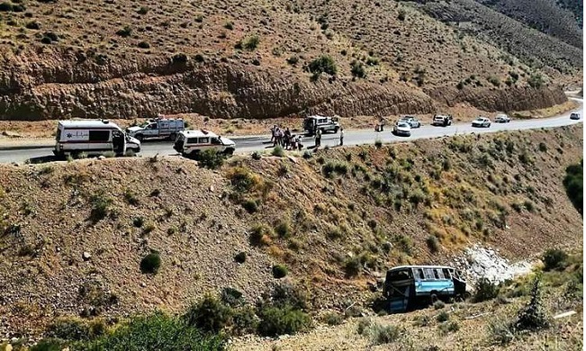 سقوط مینی بوس در سقوط مینی بوس