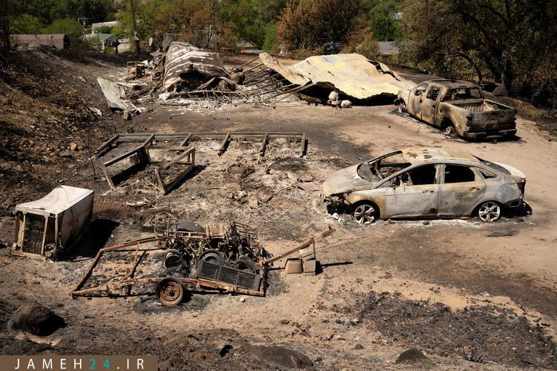 جنگلهای واشنگتن در آتش جنگلهای واشنگتن در آتش