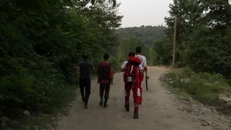 نجات ۹ گردشگر گمشده درجنگلهای بابلکنار گردشگر گمشده