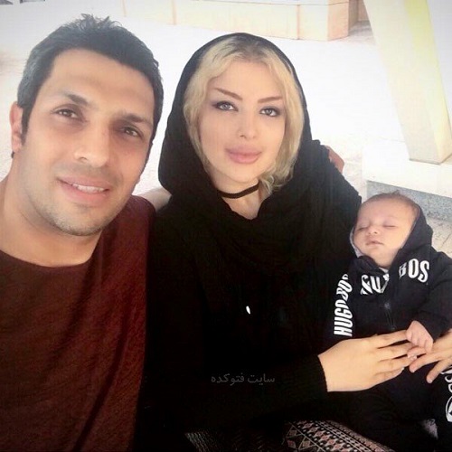 سپهر حیدری و همسرش