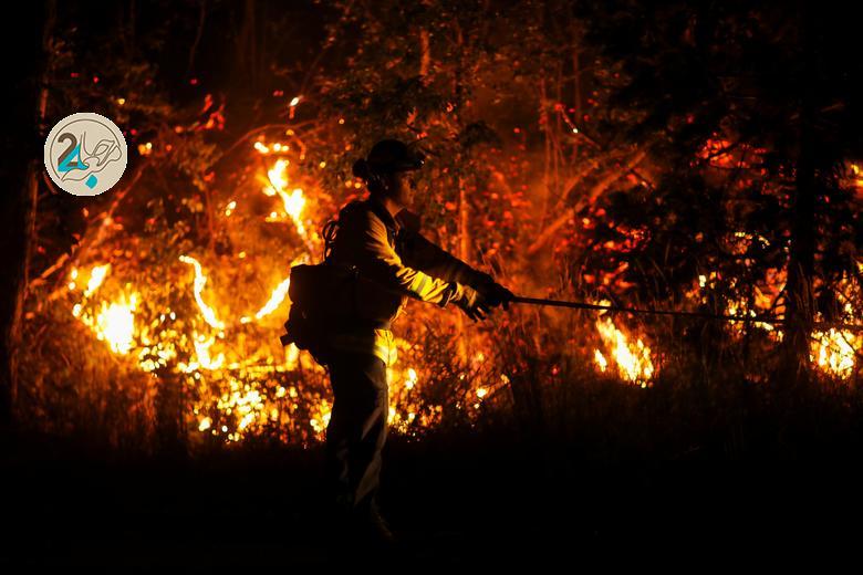 تداوم آتشسوزی در غرب آمریکا/ تصاویر تداوم آتشسوزی در غرب آمریکا/ تصاویر