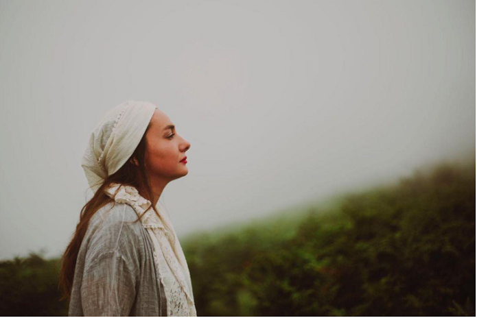 هانیه توسلی در دامان طبیعت هانیه توسلی در دامان طبیعت