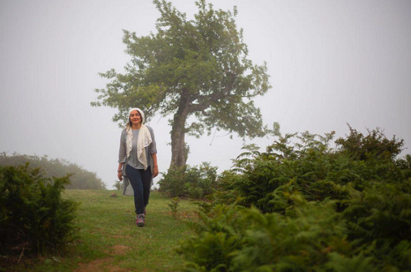 هانیه توسلی در دامان طبیعت هانیه توسلی در دامان طبیعت