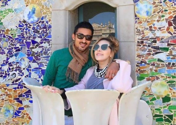 رضا قوچی و همسرش رضا قوچی و همسرش