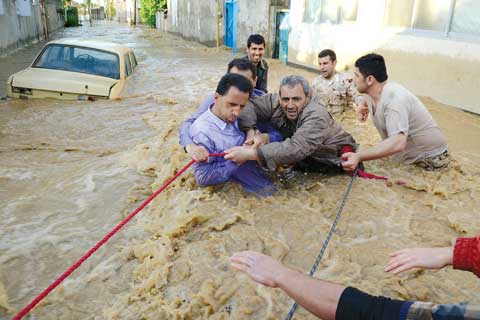 خسارتهای جانی و مالی سیل تابستانه از شمال تا جنوب ایران سیل