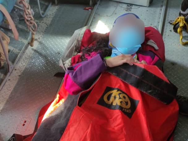 حادثه برای زن کوهنورد حادثه برای زن کوهنورد