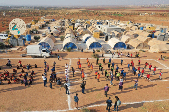 برگزاری المپیک در اردوگاه ادلب توسط کودکان جنگزده/ تصاویر برگزاری المپیک در اردوگاه ادلب توسط کودکان جنگزده/ تصاویر