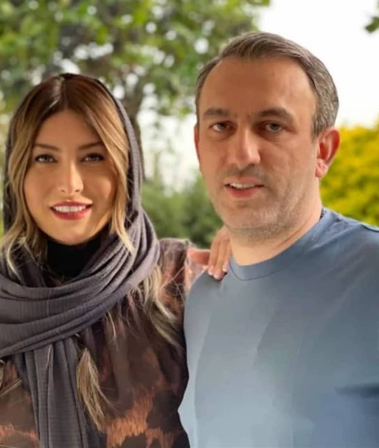 عکس دو نفره فریبا نادری با همسر ثروتمندش!