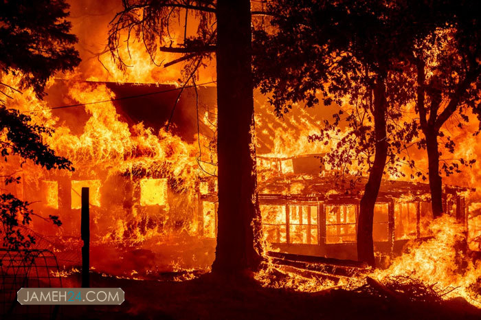 تداوم آتشسوزی در کالیفرنیا/تصاویر تداوم آتشسوزی در کالیفرنیا/تصاویر