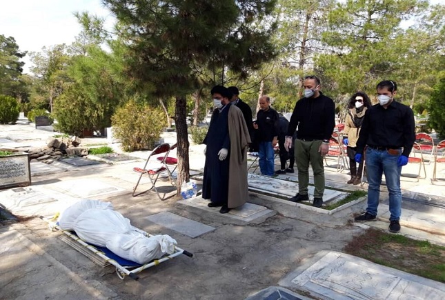 فوتیهای کرونایی تهران از ۱۵۰ نفر عبور کرد دفن کرونایی